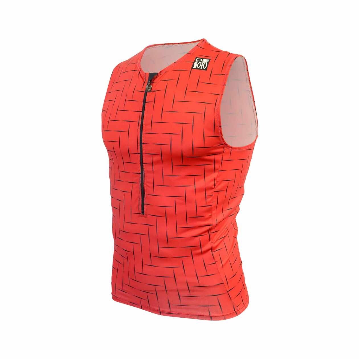 Мужской облегающий топ DeSoto с застежкой-молнией - 2025