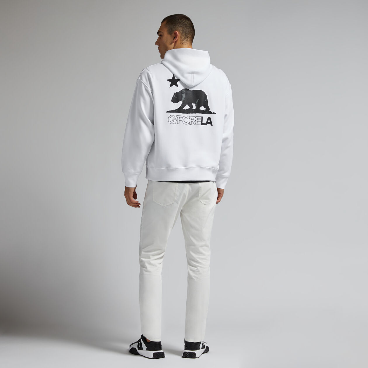 New Mens G/FORE GFORE LA OVERSIZED FRENCH TERRY HOODIE