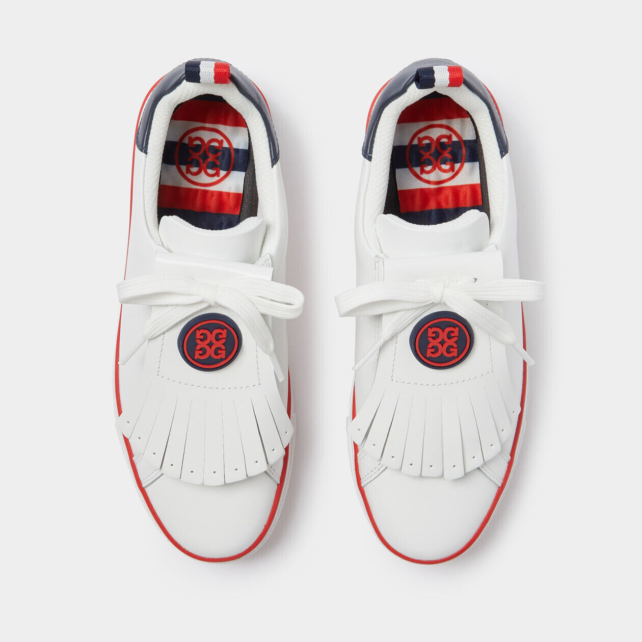 New G/FORE GFORE DURF PEBBLE LEATHER KILTIE GOLF SHOE