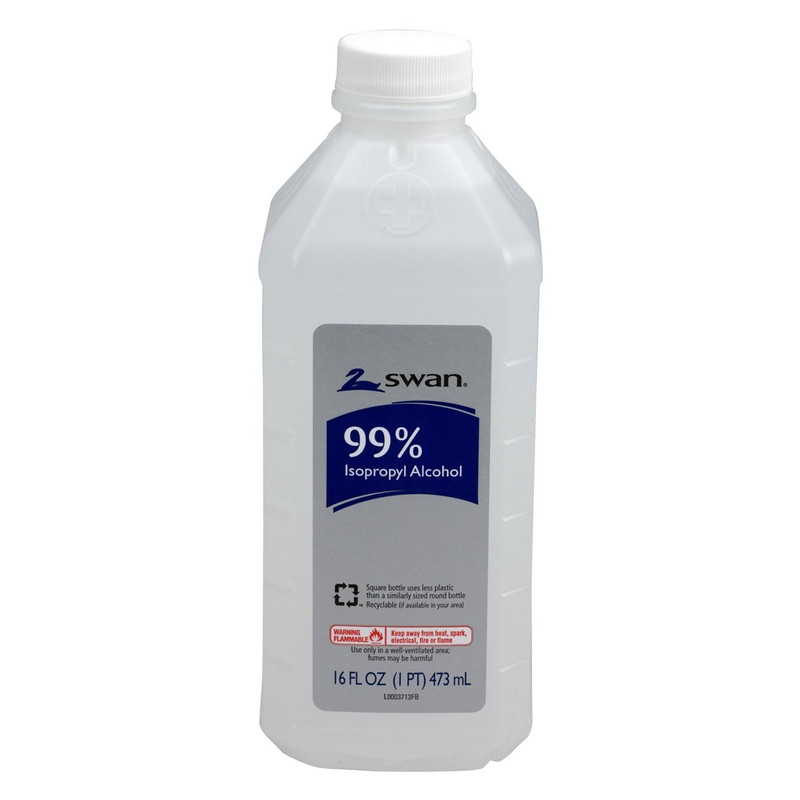 Isopropyl Alcohol, 99%, Pint, 16 OZ