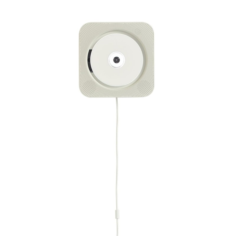 Muji Wall Mount Lecteur Cd Cpd-4 Audio Radio Fm Blanc TÃ©LÃ©Commande Montable