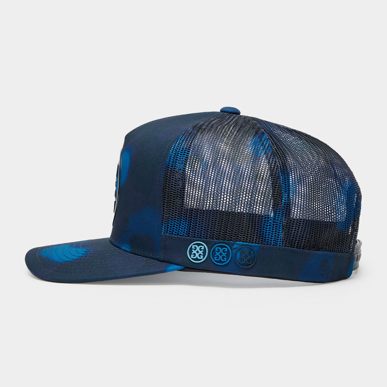 New G/FORE GFORE ICON BLUR CAMO COTTON TWILL TRUCKER HAT