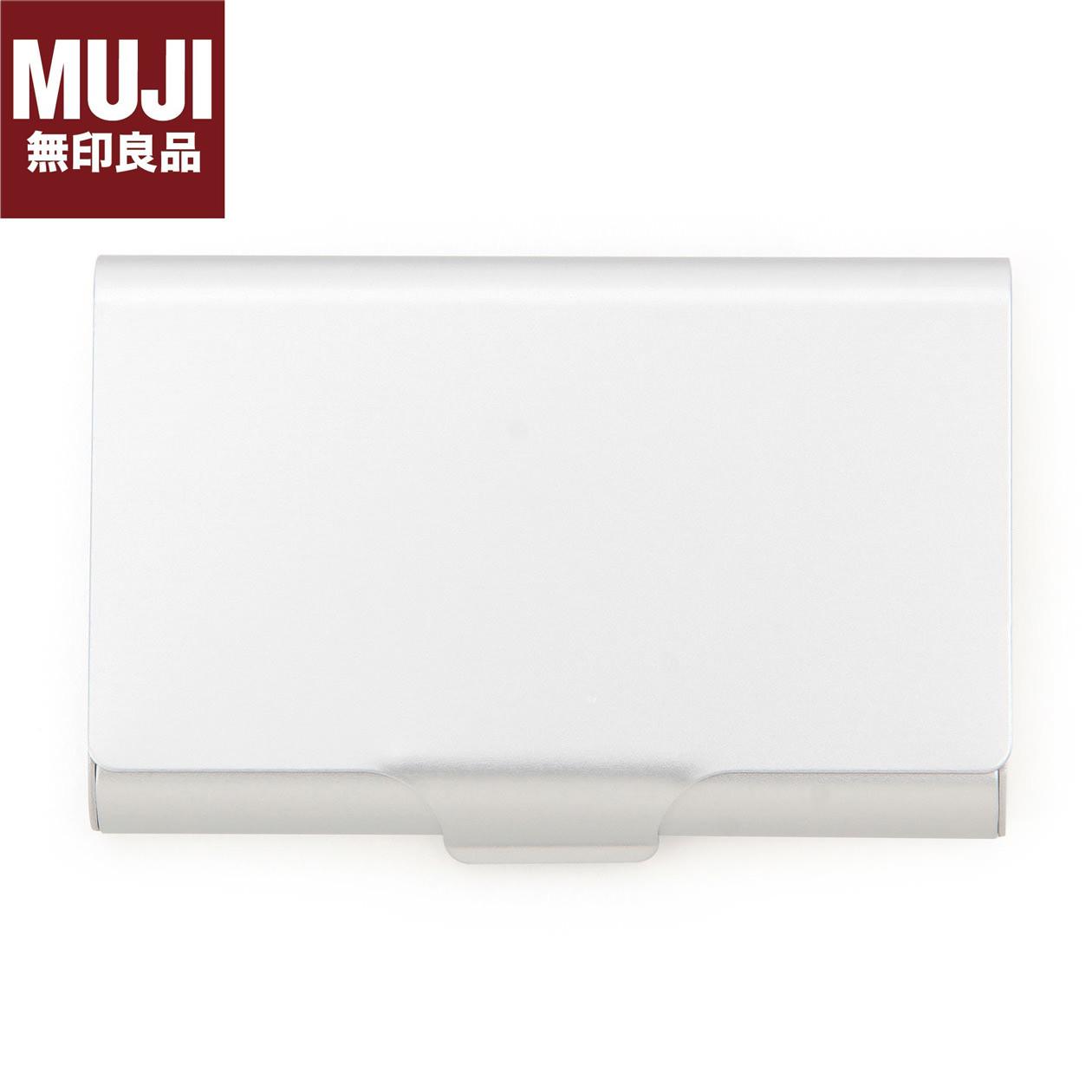 MUJI Aluminum Card Case For Approx 45 Sheets Of Business