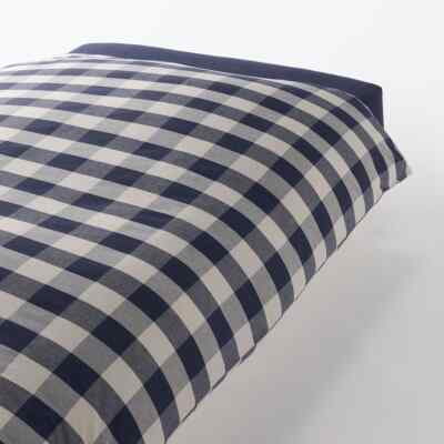 MUJI 100% Cotton Flannel Duvet Cover Queen Size 210 x 210 cm FedEx