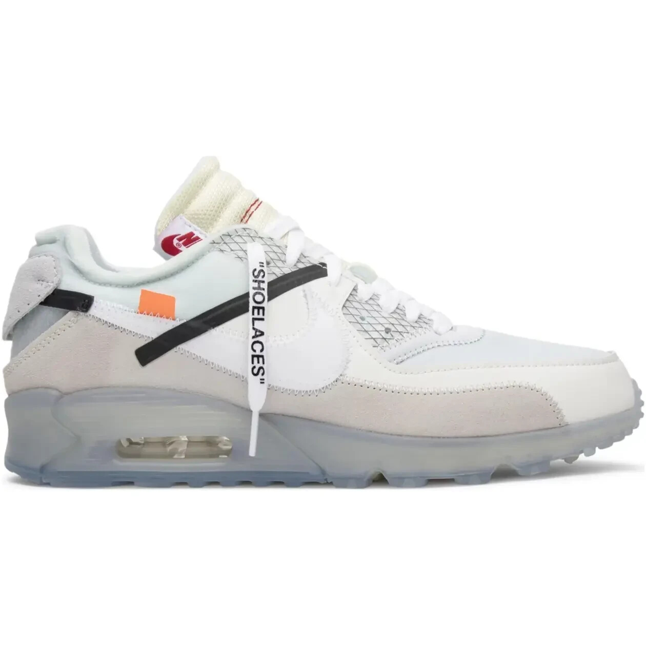 Nike Air Max 90 x OFF WHITE The Ten Sail Grey Ice 2017 SZ
