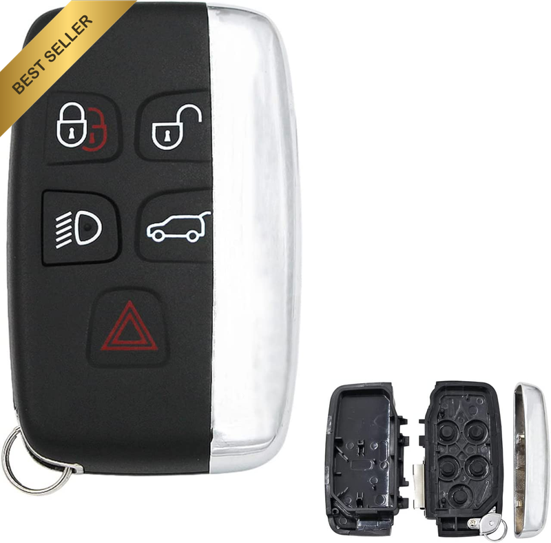 Range R0Ver 5 Button Key Cover Fob Shell Case Replacement for Land Rover Sport E