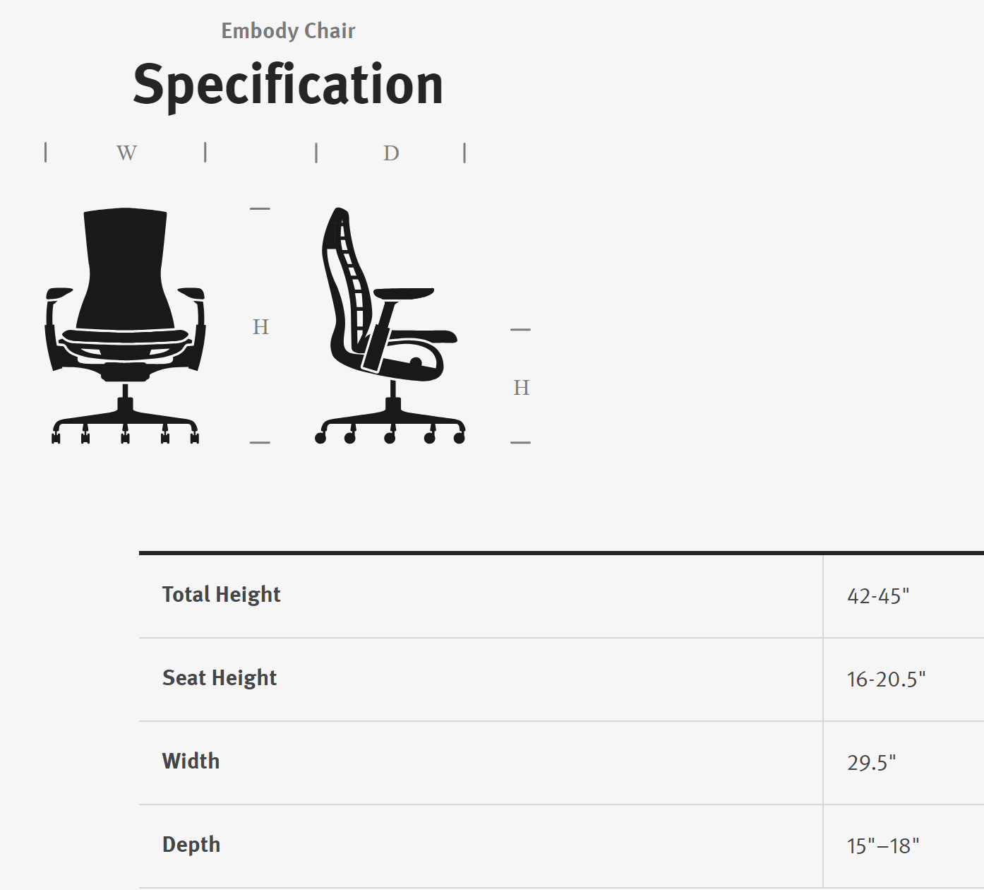 Embody Chair by Herman Miller in Teal Balance Fabric - Like New