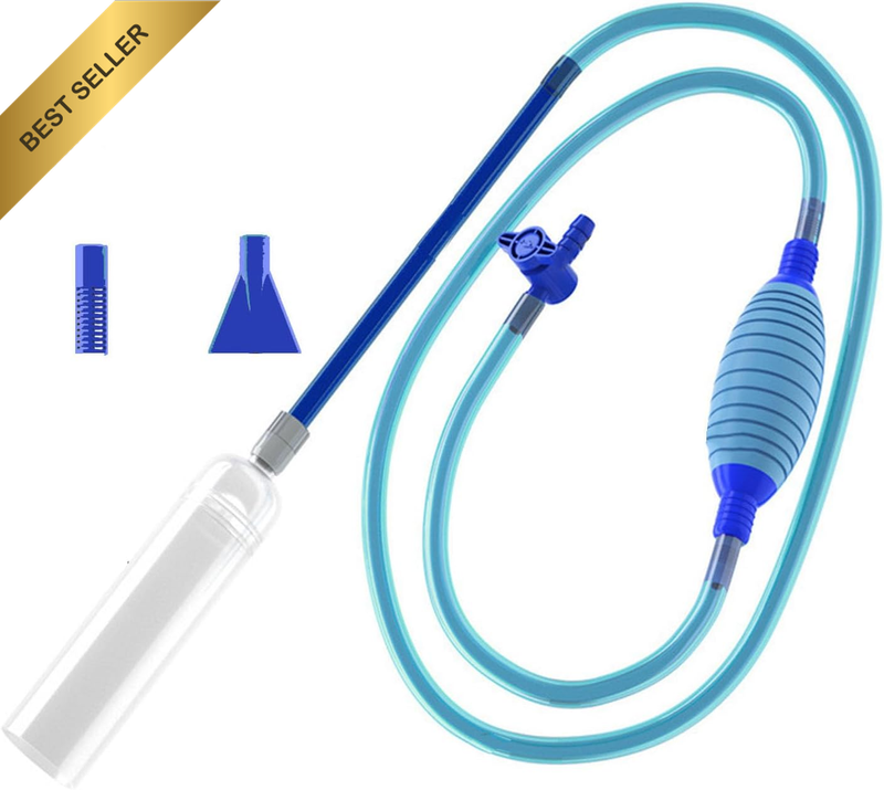 Aquarium Gravel Cleaner, Water Changer Vacuum for Fish Tank Cleaning Tools, Siph