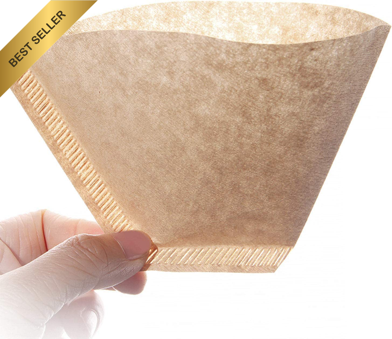 100PCS Size 2 Coffee Filter Papers – Unbleached for Drip Machines & Cones