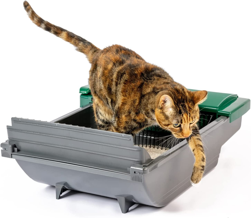 Pet Zone Smart Scoop Automatic Cat Litter Box, Semi Self Cle