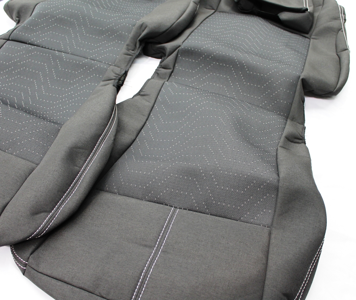 TOYOTA HILUX SEAT COVERS DUAL CAB SR SR5 RUGGED JULY 15> FABRIC TYPE