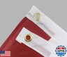 1.5x3 Ft Memorial Day Decorations 4th of July American flags Bunting Flags outdoor- Half Fan Banner Pleated Patriotic flag USA Flags 3-Pack