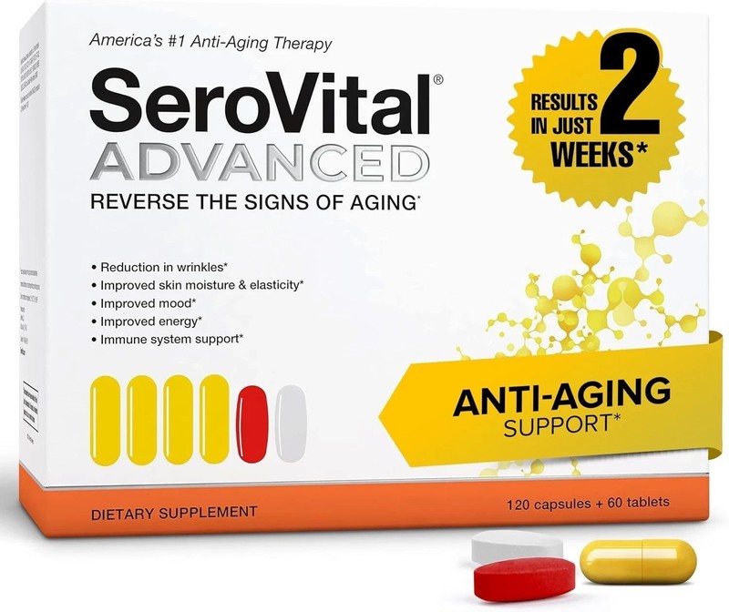 SeroVital Advanced Dietary Supplement 120 Capsules + 60 Tablets