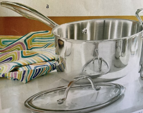 Princess House Stainless Steel 3 Qt Saucepan Item #3677