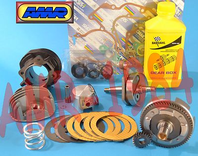 KIT POTENZIAMENTO VESPA 50 SP  Ø57,50 + MALOSSI 115cc + CAMPANA + FRIZ. CARBON-F