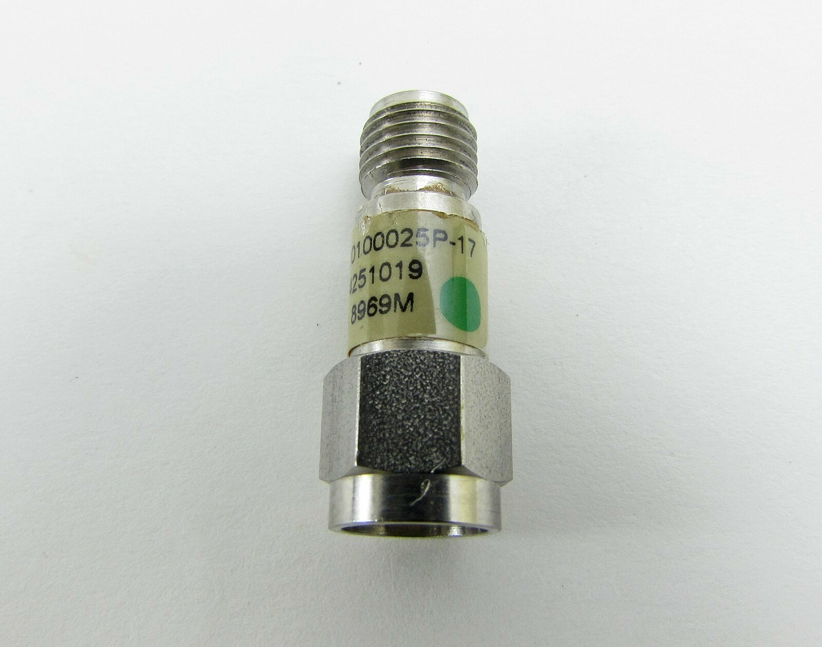 Aeroflex / Weinschel Inc 20100025P-17 Fixed Attenuator, SMA-M to SMA-F, 8.5 dB