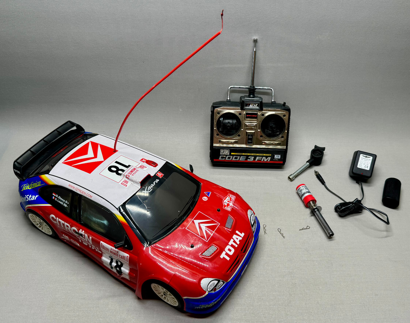 CITROËN XSARA WRC 1/10 ラジコンキット Nikko Citroen Xsara WRC Super Evolution 1/10 Neuve - Jeux & Jouets
