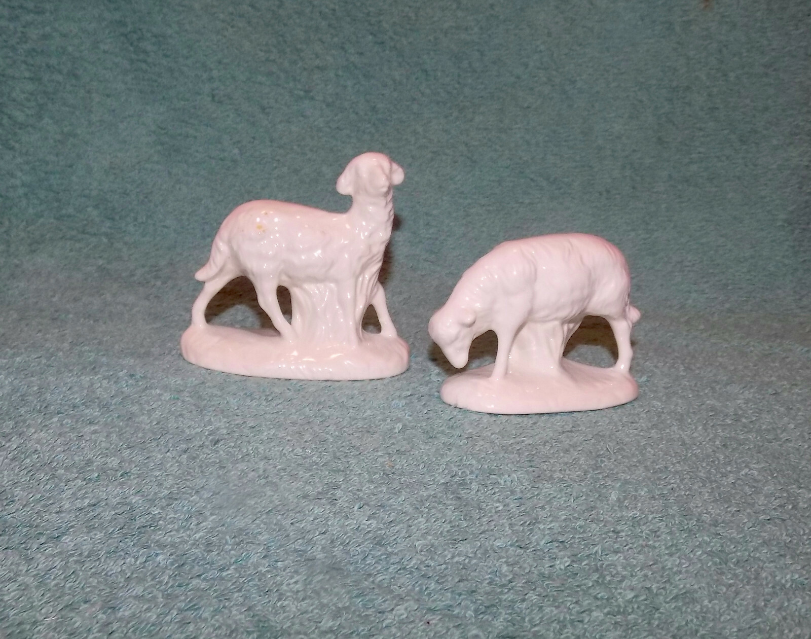 Lamb Sheep set Nativity Ceramic Figurine