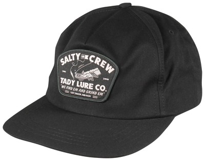 Шляпа- бейсболка Salty Crew Grind Em 5 с панелями - Черный - Новинка