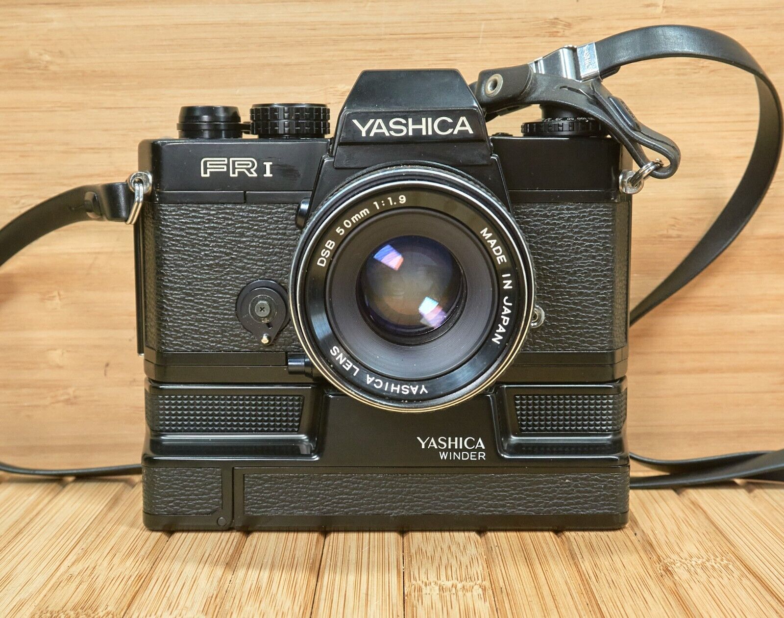 Yashica FR1 SLR Film Camera, Yashica 50mm 1.9 Lens and Yashica FR1 SLR Film Camera, Yashica 50mm 1.9 Lens and