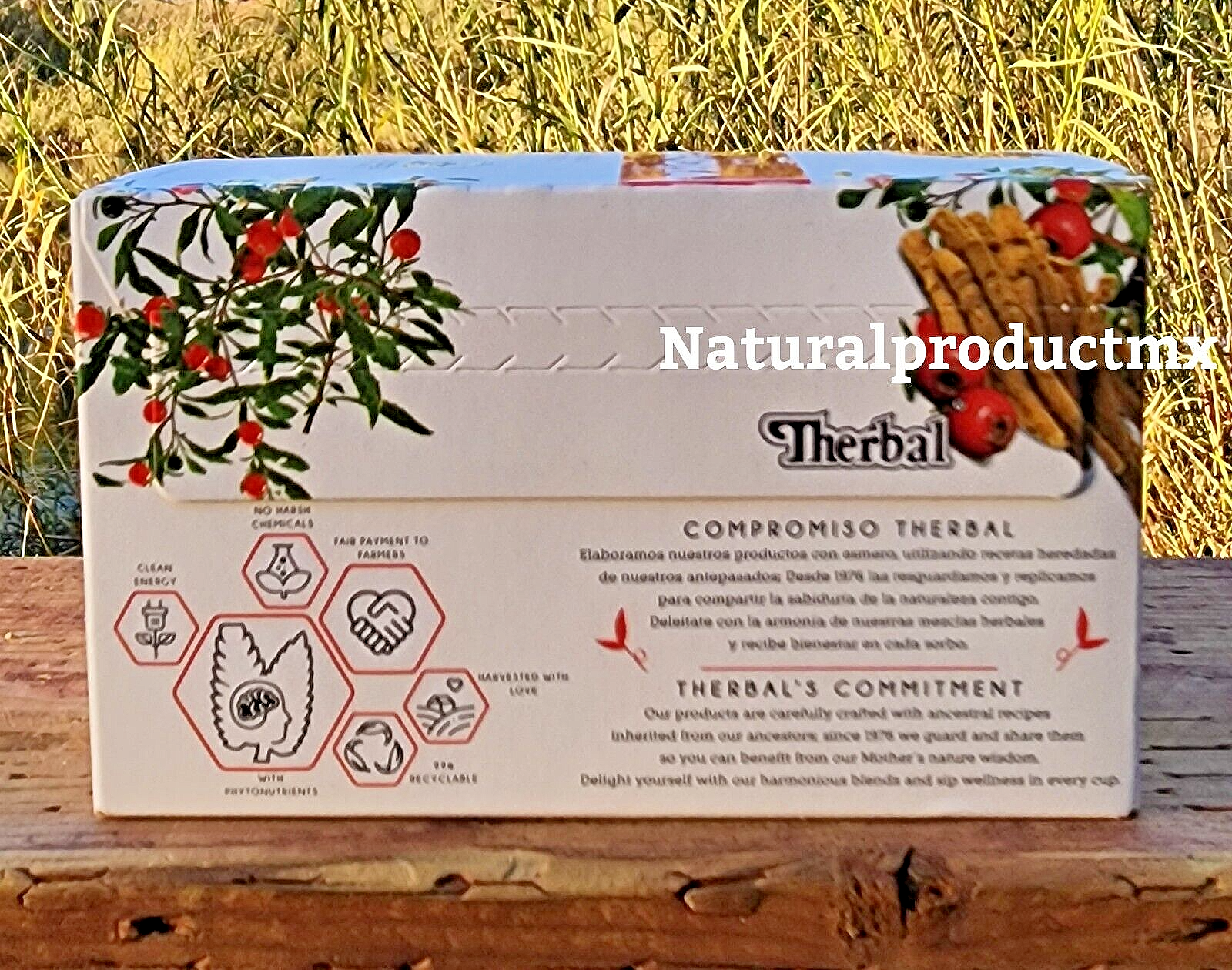 Te de Ashwagandha Tea ✅Herbal 100% Natural Stress Relief 20 Teabags by Therbal