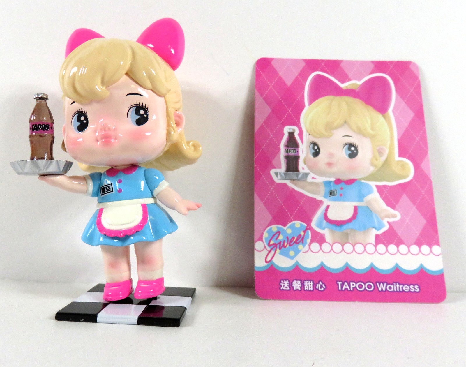 Pop Mart Tapoo Retro Diner Mini Figure Tapoo Waitress NEW | eBay