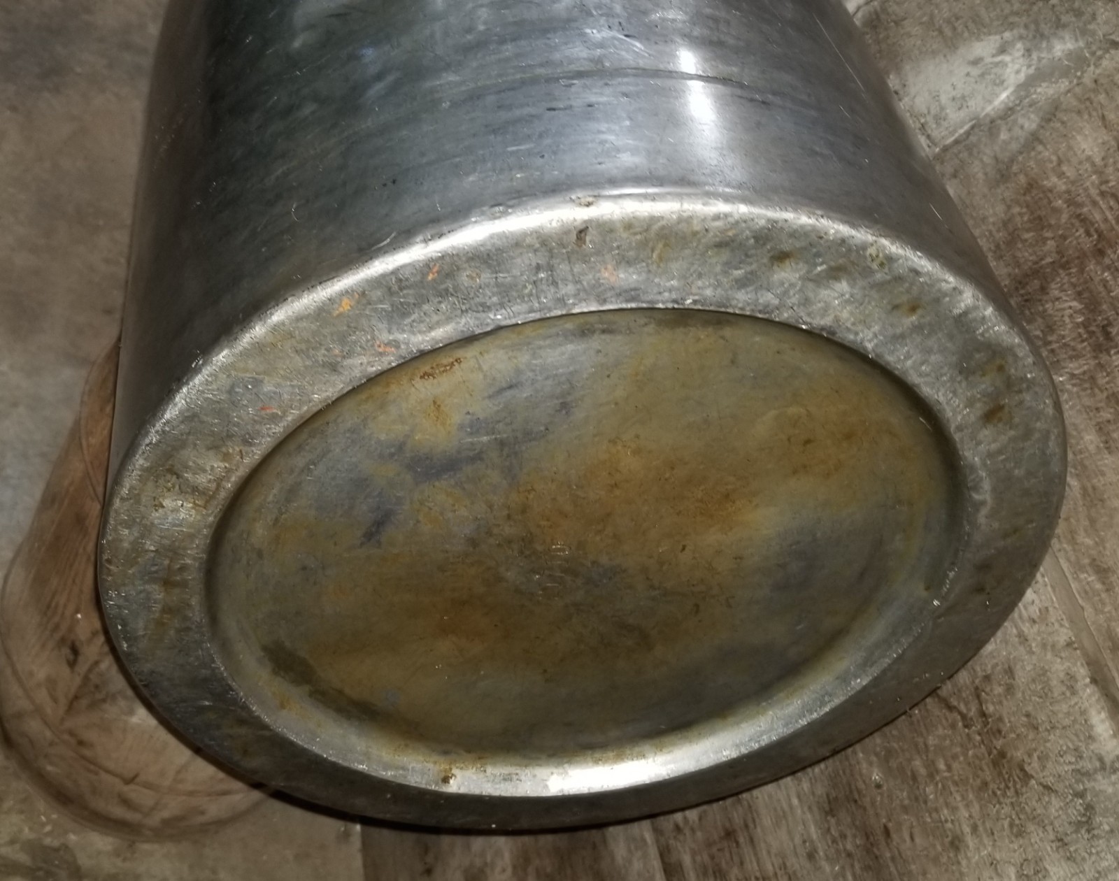 Vintage 40 qt Stainless Steel Milk Can 10 gal Firestone A8087