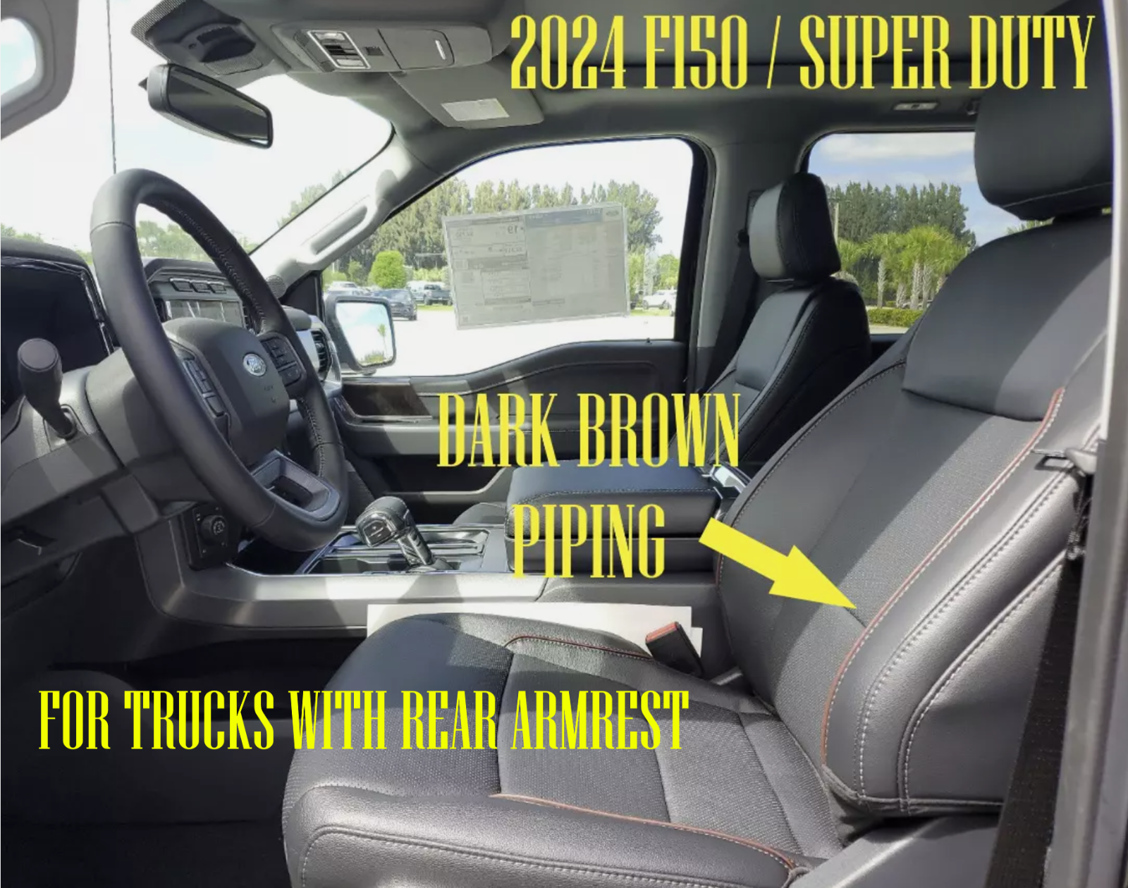 2021-2024 Ford F150 Lariat Heated Bucket Seat Upholstery 2021-2024 Ford F150 Lariat Heated Bucket Seat Upholstery