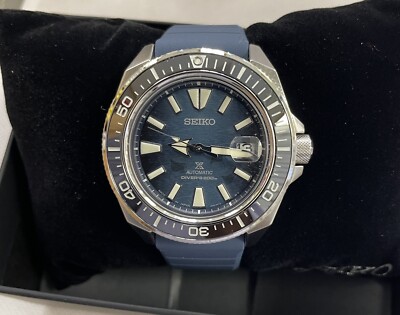 Seiko Automatic King Samurai Save The Ocean SRPF79 Blue Band Watch Made In Japan