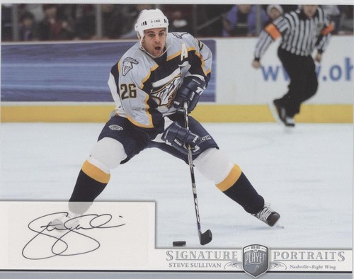2006-07 Upper Deck Be A Player Portraits - Steve Sullivan #SP-SS