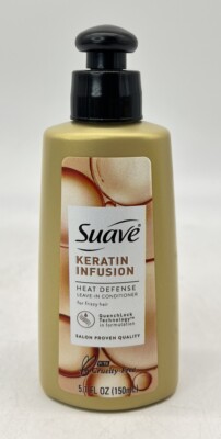 Suave Professionals Keratin Infusion Heat Defense Leave In Conditioner 5.1 oz