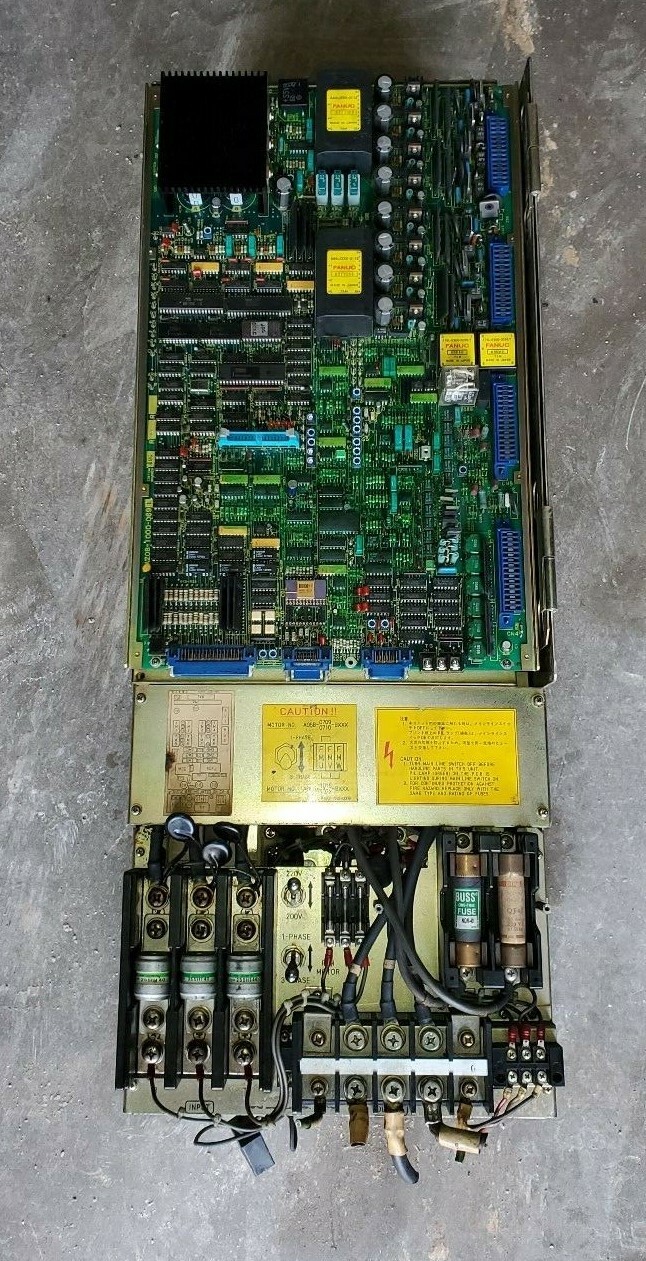 Fanuc AC Spindle Servo Unit A06B-6044-H0 w/A20B-1000-0690