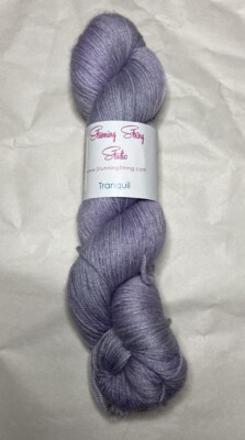 Stunning String Studio Tranquil Yarn 1-skein / Merino Wool + Bamboo / 430yds