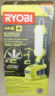 New Ryobi P790 ONE+ 18V Hybrid LED Project Light (Tool Only)
