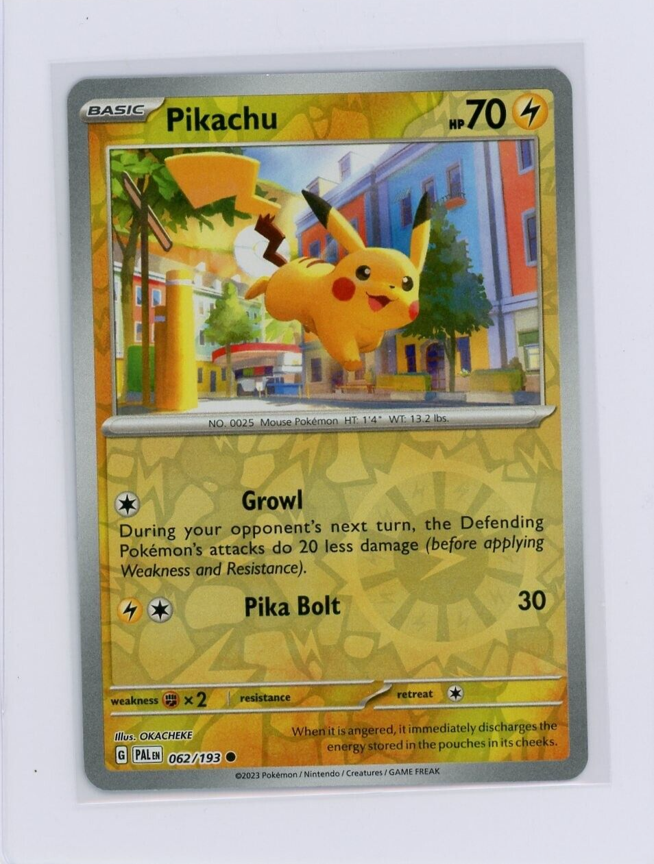 THE POKEMON WEEKLY　Spring1・2 Shinx 069/193 NM / M - Paldea Evolved Pokemon Card - Oswaldo