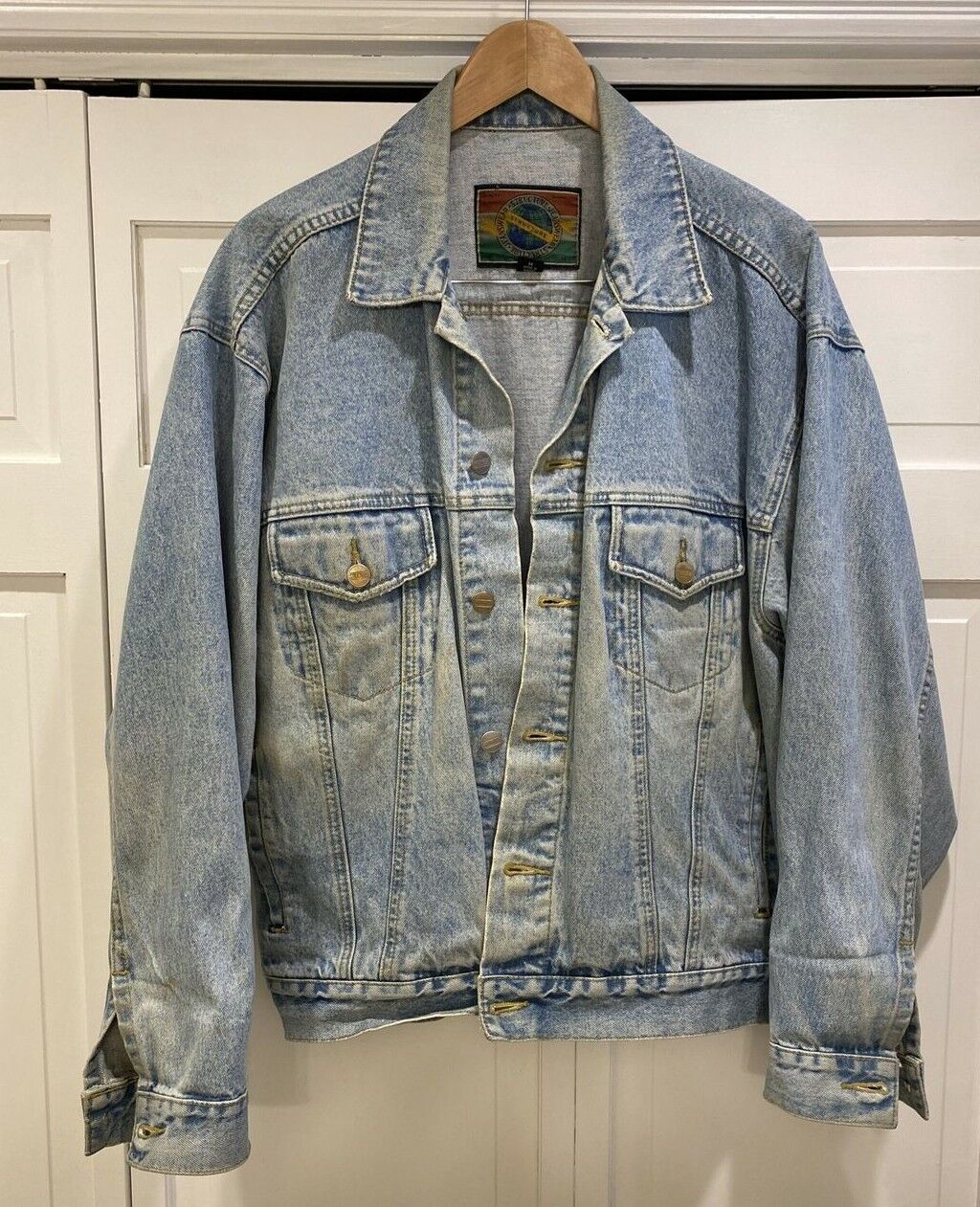 Men's 90s Vintage STRUCTURE Denim Jean Jacket Coat Size M | eBay Men's 90s Vintage STRUCTURE Denim Jean Jacket Coat Size M | eBay