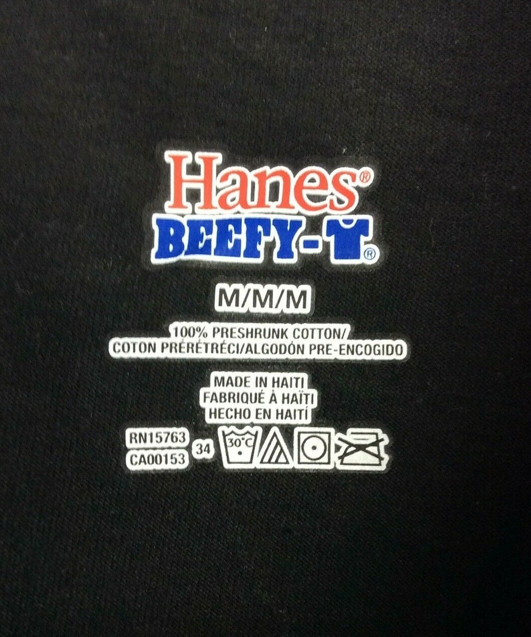 Garth Brooks 2014 Tour Mens Black Graphic Double Side TShirt Sz M Hanes Beefy-T