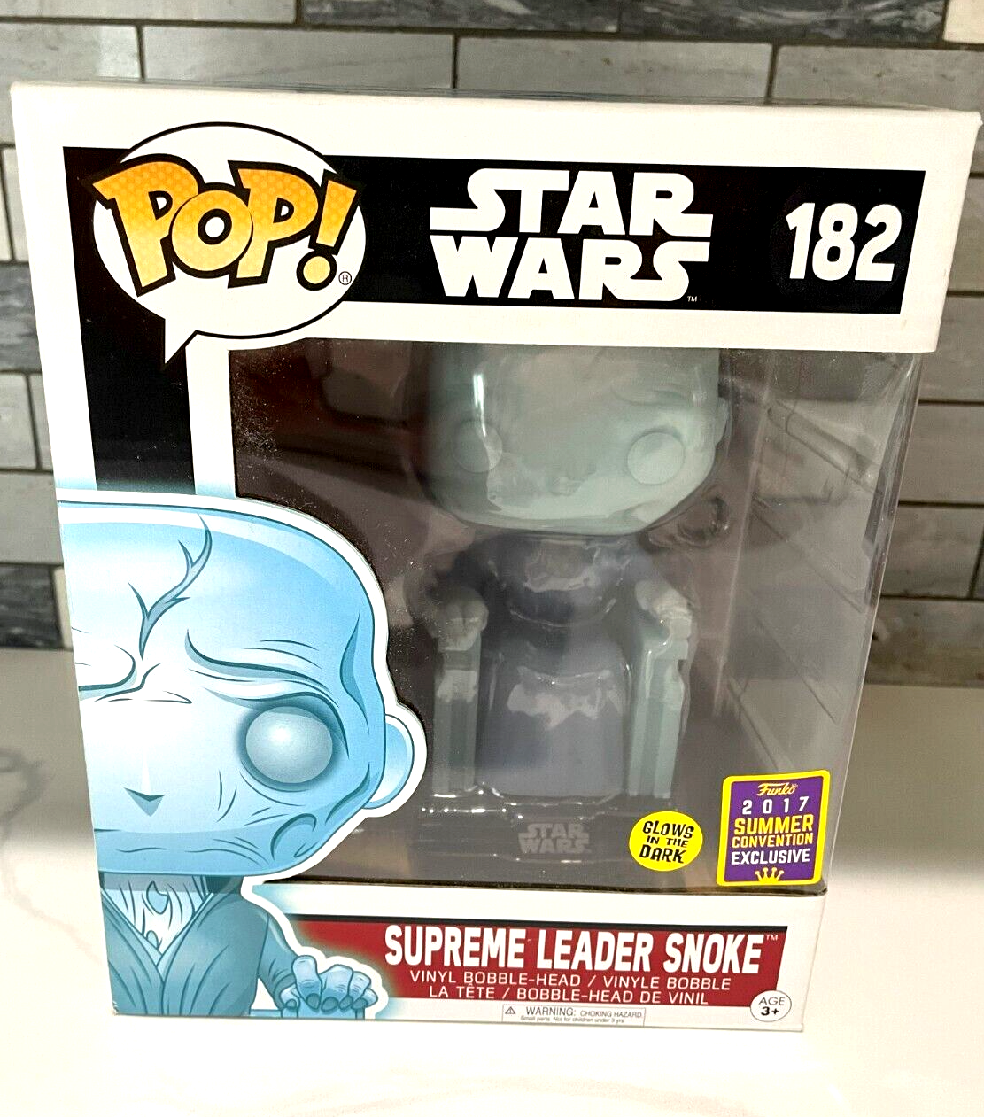 SF・ファンタジー・ホラー POP! STAR WARS SUPREME LEADER SNOKE 182 Funko Pop Star Wars #182 Supreme Leader Snoke Glow in Dark