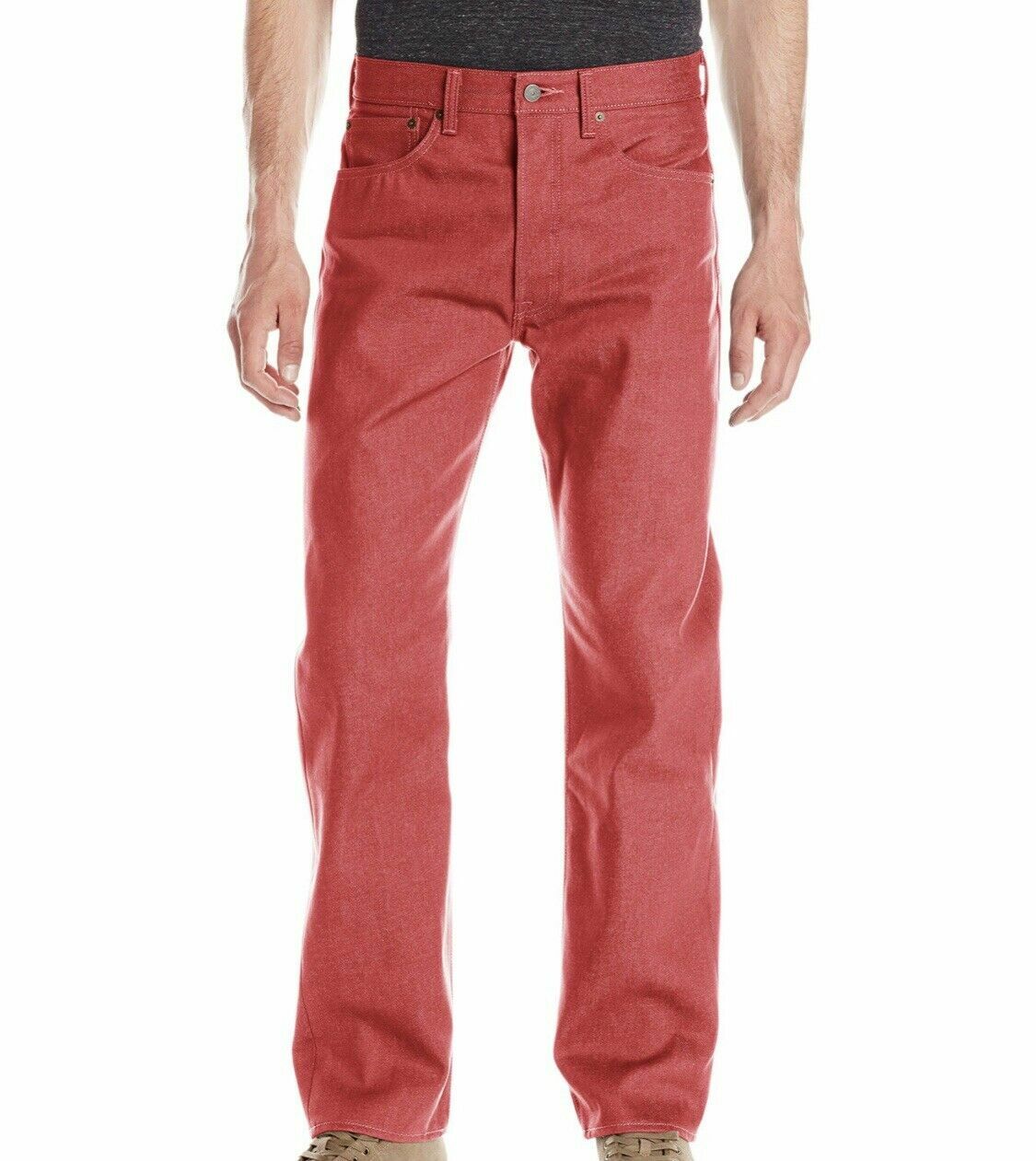 

Джинсы Levis 501 Shrink To Fit Button Fly Jeans Цвет Красный 2511, Levi's 501 Shrink-To-Fit