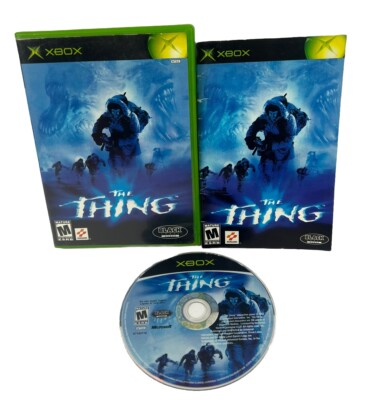 The Thing Microsoft Xbox 2002 Original CIB Black Label Complete with Manual