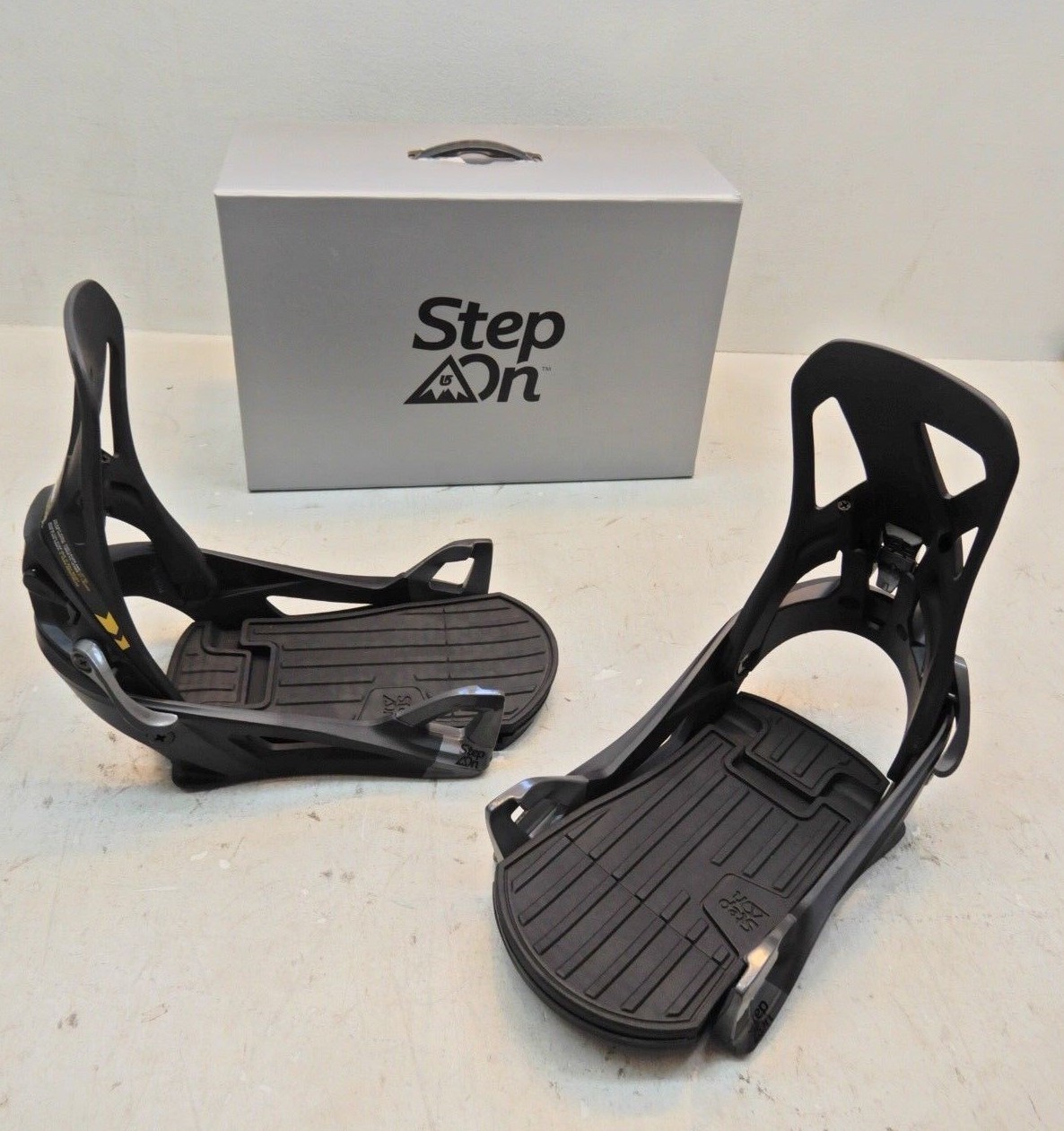 Men's Burton Photon Step On Snowboard Boots and Bindings Pair Black