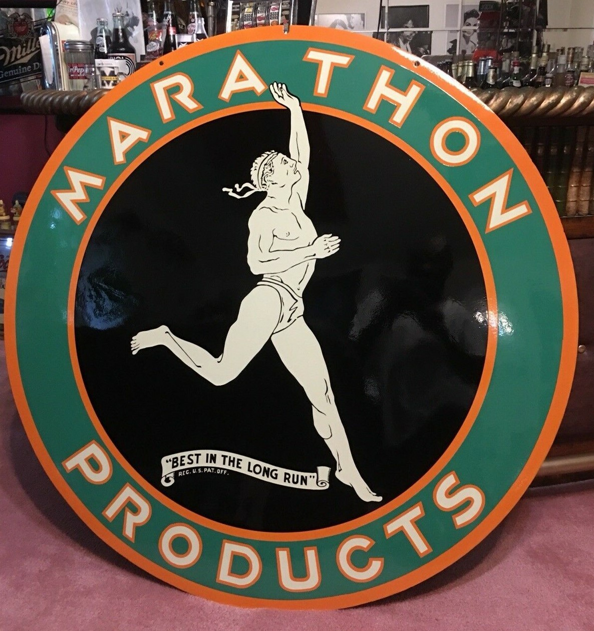 BOOTLEGGERSブートレガーズMARATHON MORTOR OILS M BOOTLEGGERSブートレガーズMARATHON MORTOR OILS M Marathon