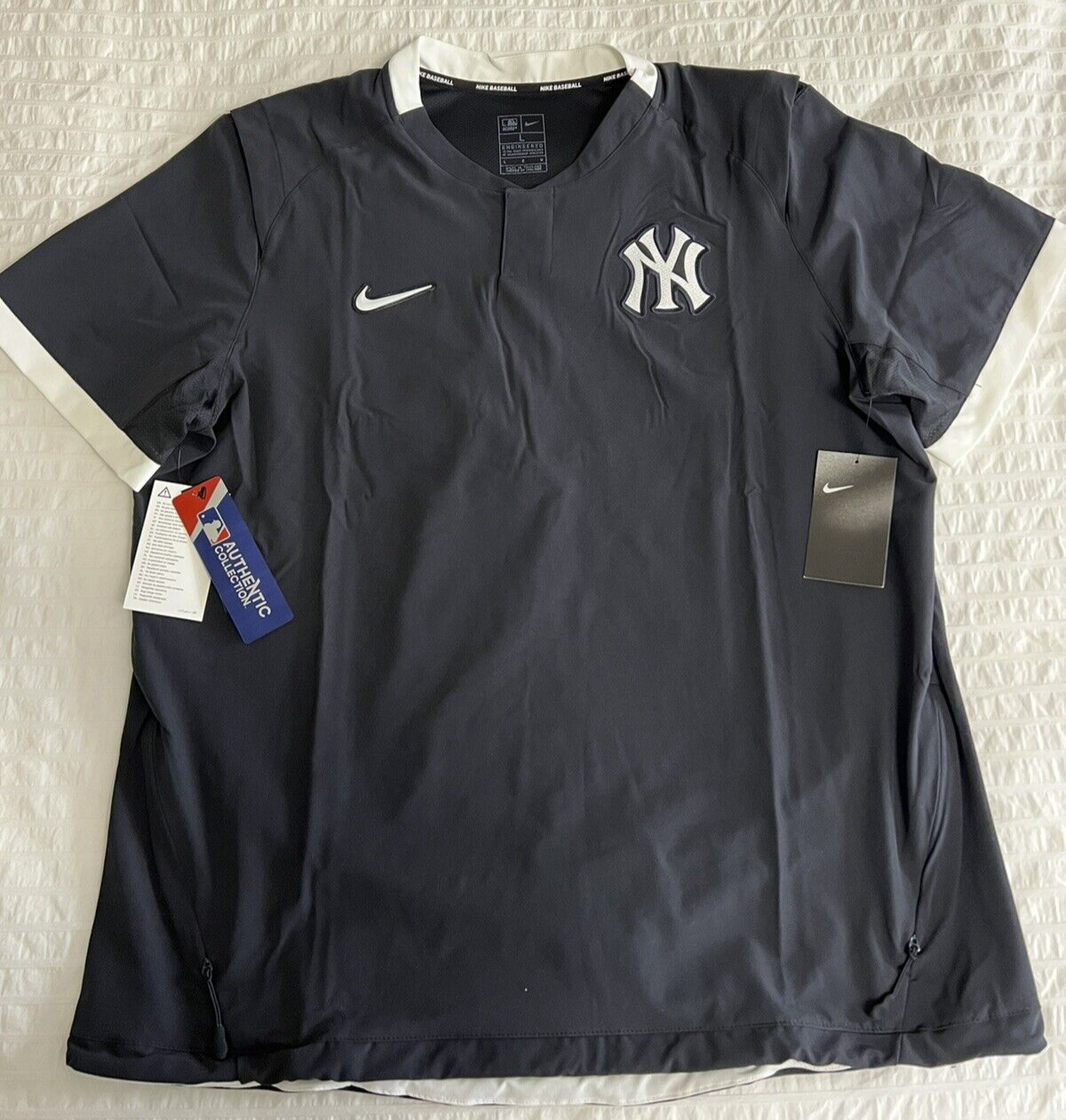 Nike New York Yankees ジャケット Men's New York Yankees Nike Navy Authentic Collection Full