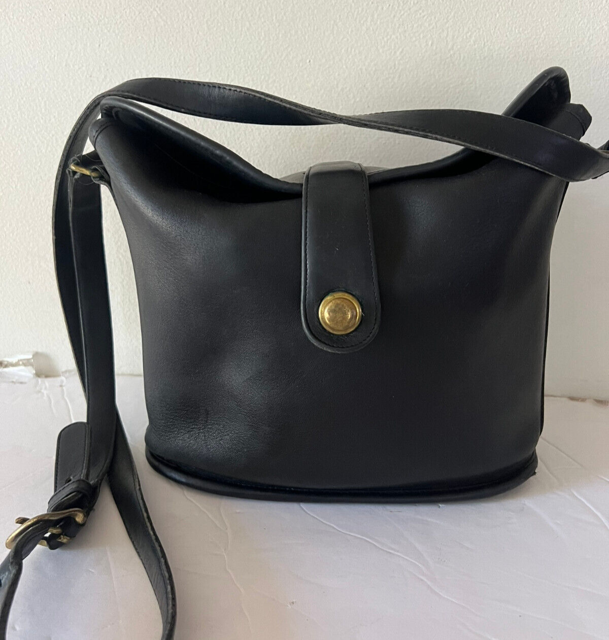 COACH VINTAGE NOTTINGHAM BINOCULAR LEATHER CROSSBODY BAG | eBay