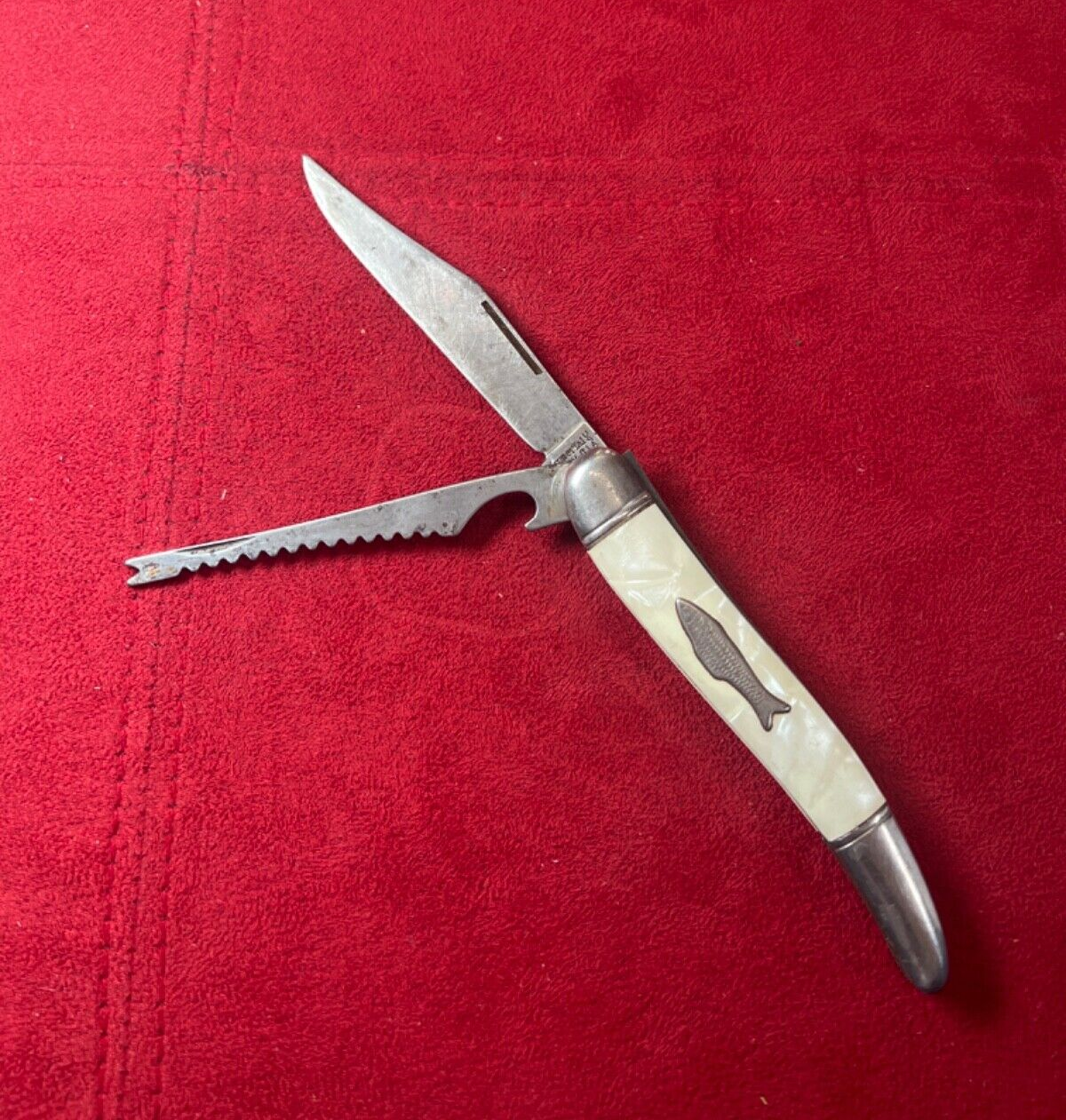 Vintage Imperial USA Prov R.I. Fish Knife Made in USA