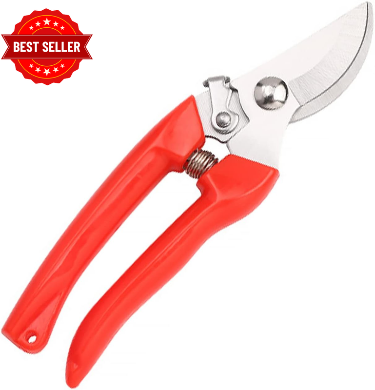Curve Gardening Scissor with Sharp Stainless Steel Blade Garden Shears for Cutti