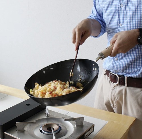 River Light Kiwame JAPAN Sauté Pot Iron 11.8"" Frying pan Made in Japan