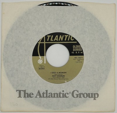 Ray Charles-I Got A Woman/Heartbreaker     New & Unplayed 45 MINT