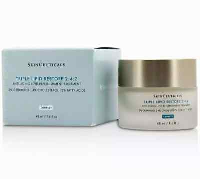 SkinCeuticals Triple Lipid Restore 2:4:2 50ml 1.6fl oz new box sealed 100% auth