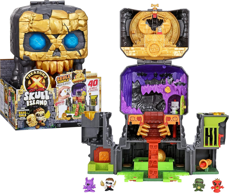 Treasure X Lost Lands Skull Island Skull Temple Mega Playset, 40